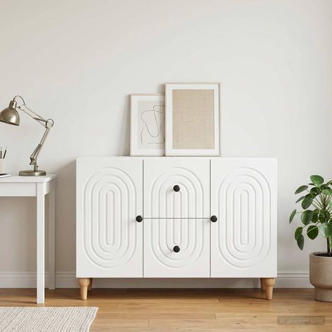 vidaXL Mobile TV Bianco 89 x 34,5 x 60 cm Legno ingegnerizzato (1/5)