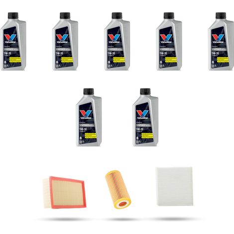 Kit tagliando 3 FILTRI e 7L OLIO compatibile con Audi Q3 (F3B,F3N) RSQ3 294kw dal 2019 (1/5)