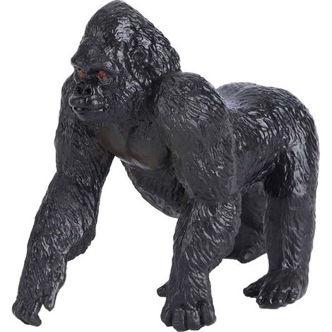 Singe chimpanzé en PVC, figurine animale réaliste, décoration et cadeau éducatif pour enfants. (1/5)