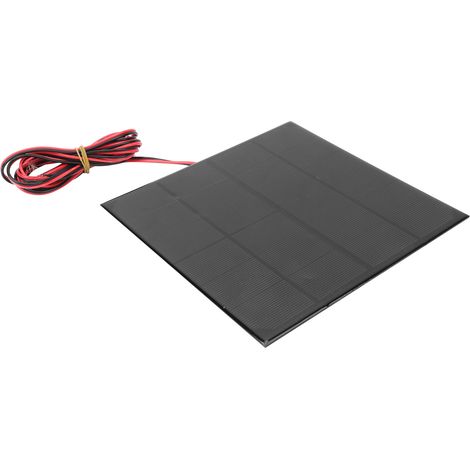 Module photovoltaïque en époxy polysilicium 6 V CC 4,5 W avec câble rouge et noir de 200 cm (1/5)