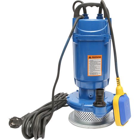 Pompa per acqua sporca, drenaggio sommerso con galleggiante 750W, 133L/min, profondità 29m, 220V, QDX1.5-32-0.75F Breckner Germany