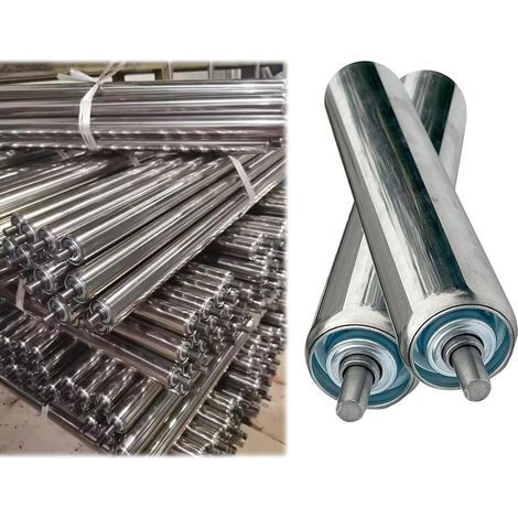 Rouleau de convoyeur 2 pièces Rouleau à gravité à ressort, Remplacement du rouleau de convoyeur en acier inoxydable pour les entrepôts, 40 36 32 28 24 20 18 16 12 10 8 6 4 pouces(Dia 1.5"/38mm (1/5)
