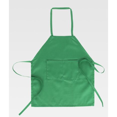 Delantal con peto infantil de color liso WORKTEAM Lo Pequeño M1000 12 Verde pistacho