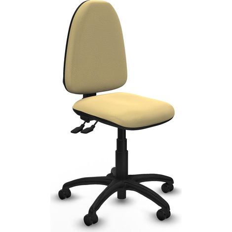 Silla oficina Piqueras Crespo Aýna crema cuero sintético
