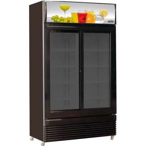 Armoire à Boisson Décorée 780 L - Portes Coulissantes - Combisteel (1/2)