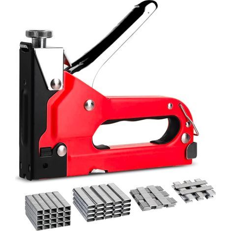 Agrafeuse à bois puissante 3 en 1 Force de tir réglable pour le travail du bois et les amateurs de bricolage (1/5)
