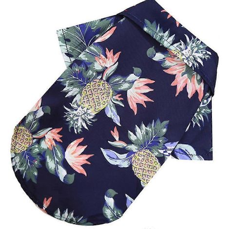 Camiseta para perro con estampado de piña, ajustable, para gatos y cachorros (1/5)