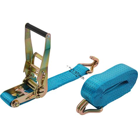 Sangles de remorquage, haute capacité de charge, construction durable, Bleu 6m (1/2)