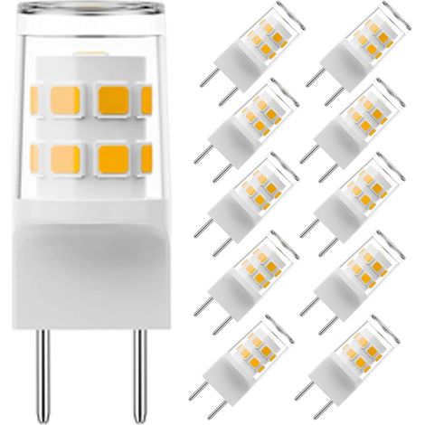 10 ampoules LED G8 de 3 W, équivalentes à des ampoules halogènes G8 de 3 W. (1/5)