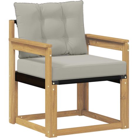 Maison Exclusive - Outdoor-Sofa Massives Akazienholz und Textilen