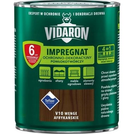 Impregnante protettivo e decorativo filmogeno Vidaron V10 per wengé africano, 0,7 l (1/2)