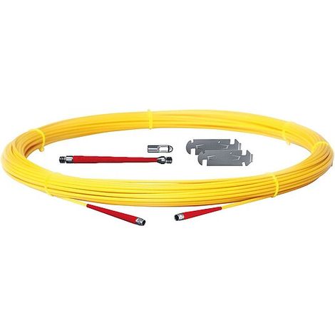 Ersatzglasfaserstab GF3 Ø 3 mm, Kabeleinziehsystem für Rohr-Ø 10-50 mm - Länge 30 m