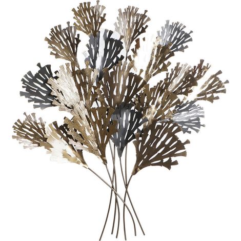 DKD Home Decor Décoration Murale Métal Doré Cuivré 108x10x117.5cm (1/3)