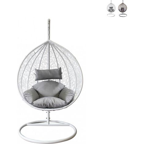 Sillón colgante mecedora Giglio - Blanco (1/5)