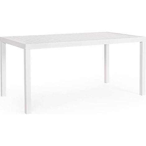 Tavolo in Alluminio dogato 150x80 Bianco (1/5)