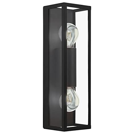Eglo AMEZOLA Lampada da Parete 60 W, Nero (1/4)