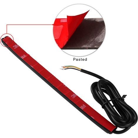 48 LED-Bremslichter für Motorrad, Auto, Fahrrad, Blinker, Lichtleiste, 12 V (1/4)
