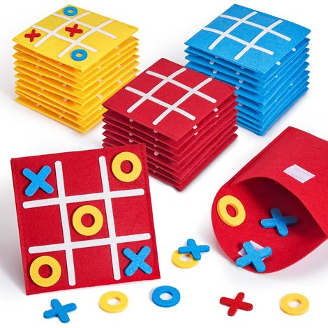 12 mini jeux de société pour enfants et familles - Idéal pour une soirée jeux d'intérieur amusante, une fête d'anniversaire parfaite, pour remplir les sachets de bonbons, facile à ranger (emballage en (1/5)
