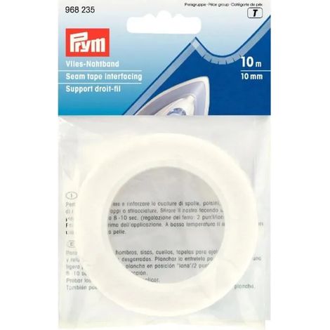 Ruban thermocollant prym vlies nahtband 10 mm 10 m
