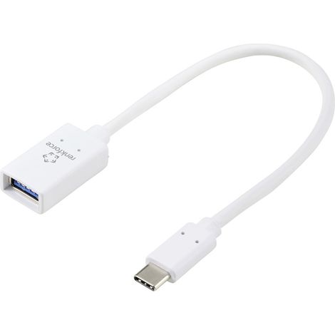 Renkforce USB-C® Adapter [1x USB-C® 5Gbps - 1x USB 3.2 Gen 1 Buchse A (USB 3.0)]  0.20 m verdrillte