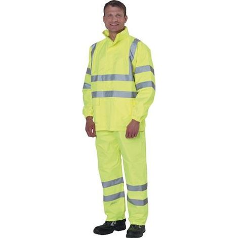 ASATEX  pantalón  de  lluvia  de  seguridad  PREVENT  amarillo  talla  XXL  -  RHG/XXL (1/2)