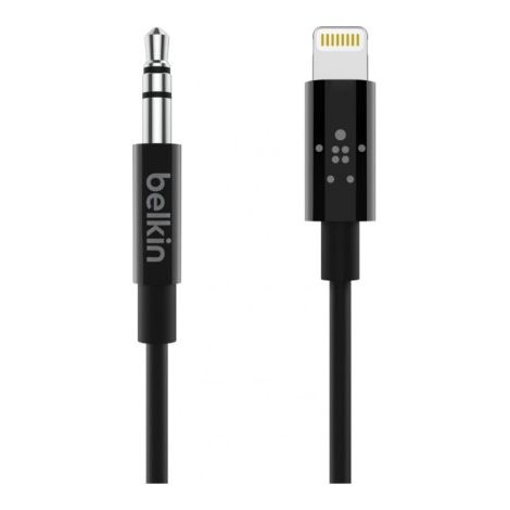 Belkin kábel Lightning - 3,5mm jack, 0,9m - Black (1/5)
