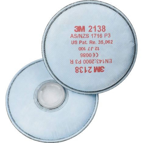 3 m 2138 baionnette filtre a particules (lot de 2)