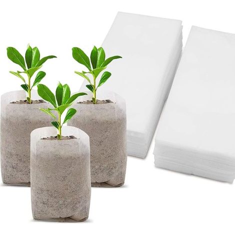 Anzuchtsäcke für Setzlinge – 200 Stück Pflanzsäcke für den Garten (1/5)