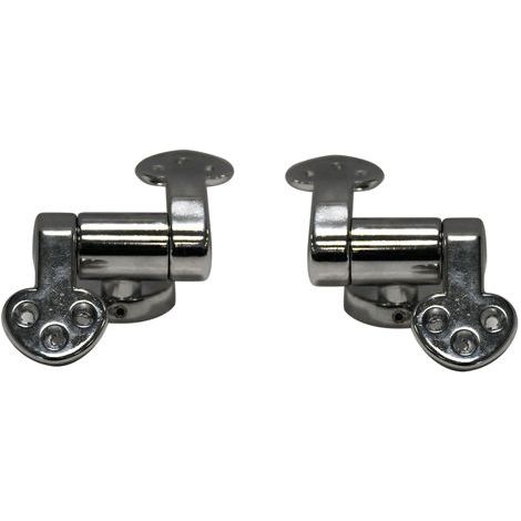 CERNIERA FISSAGGIO PER SEDILE WC mod. P-28 'Soft closing' - 2 pz DF 4057128