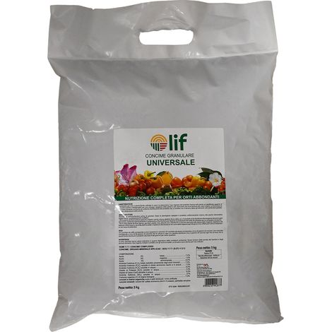 CONCIME GRANULARE 'UNIVERSALE' 7-7-7 Kg. 5 - LIF