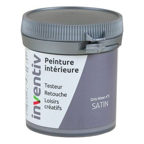 Testeur Peinture Intérieure Satin Gris Hiver 3 - INVENTIV - 0,08L