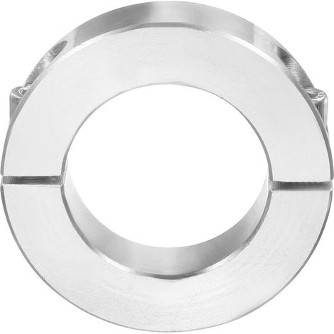 Stainless Steel Screw Coupling Rings, Double Slotted Adjusting Ring 1-3/8" ID x 2-1/4" OD x 9/16" Height, Locking Shaft Coupler Clamp with Screw (1/5)