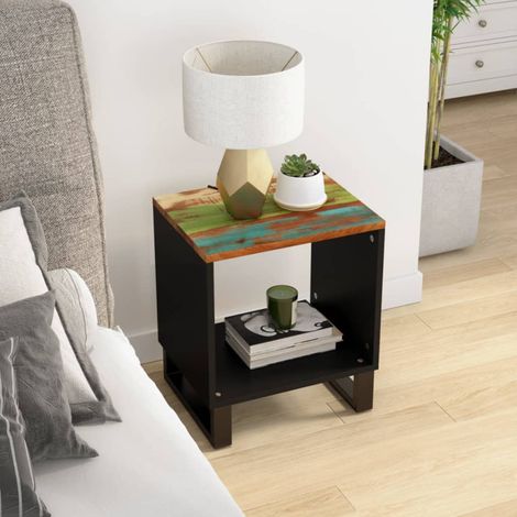 vidaXL Table basse 40x31x46 cm Bois de récupération et d'ingénierie (1/5)