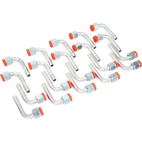 Lot de 20 raccords coudés à 90° avec joint torique femelle pour tuyau de climatiseur, adaptateur de 5/8 po (1/5)