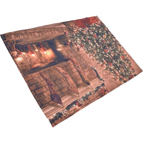 Rideau de Noël 17, motif créatif 3D numérique, occultant haute qualité, 150x166 cm (1/5)