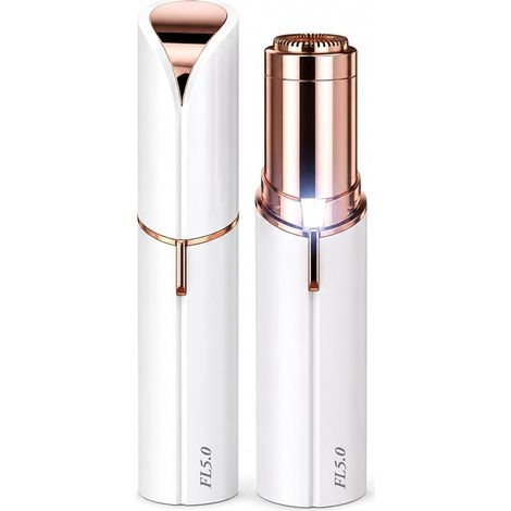 Portable women's face shaver - AA battery, LED (1/5)