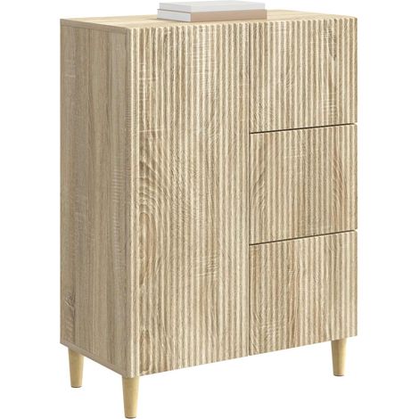 Sideboard/Anrichte/Buffet Sonoma-Eiche 66 x 34,5 x 90 cm Holzwerkstoff LXWW364339 (1/5)