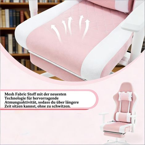 Chaise de bureau pivotante confortable,chaise ergonomique d’ordinateur,chaise de massage gaming (chaise de bureau uniquement) (1/5)