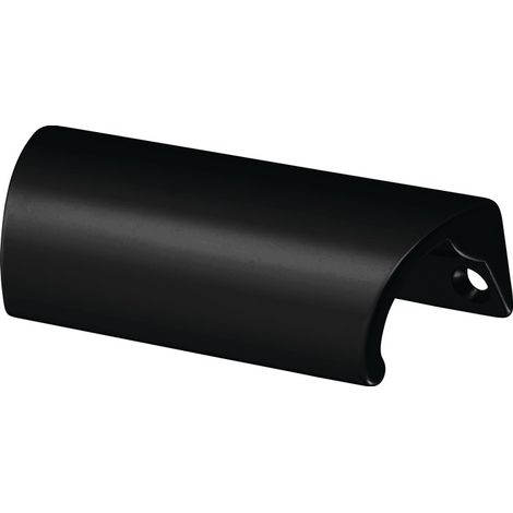 Möbelgriff schwarz ku.-besch.78mm (1/4)