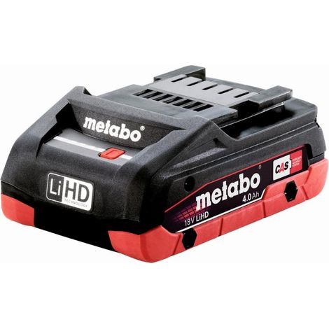 Batteria Metabo LiHD 18 V, 4,0 Ah HD - prestazioni elevate in un formato compatto (1/10)