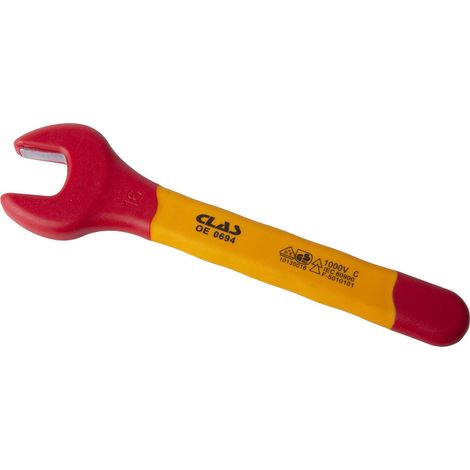 Clé plate isolée 16mm - OE 0694 - CLAS Equipements