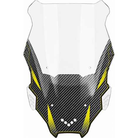Bulle Pare-Brise Moto ADV150 ADV160 Déflecteur Saute-Vent Transparent 60 × 40 × 15 cm 1 kg – Livraison gratuite (1/5)