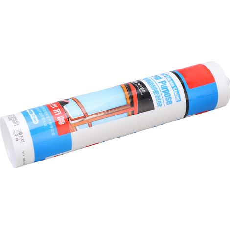 Mastic silicone imperméable, résistant aux chocs et transparent, colle pour verre décorative 270 ml (1/5)