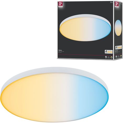 Panneau LED rond 400 mm incl. 1x22 W gradable Tunable White Commande de la lumière blanche plafonnier 2700 K (1/5)