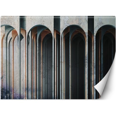 Fototapete Architektur Graue Kolumnen 3D 250x175 cm (1/5)