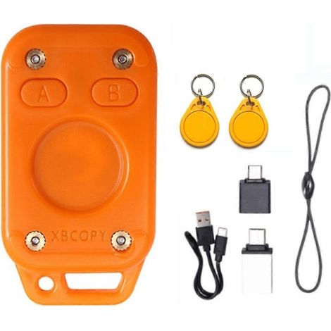Redémarrez l'émulateur RFID Chameleon V2.0 125 kHz 13,56 MHz, lecteur de puce intelligente + porte-clés 2 CUID, duplicateur de cartes Chameleon Ultra (1/5)