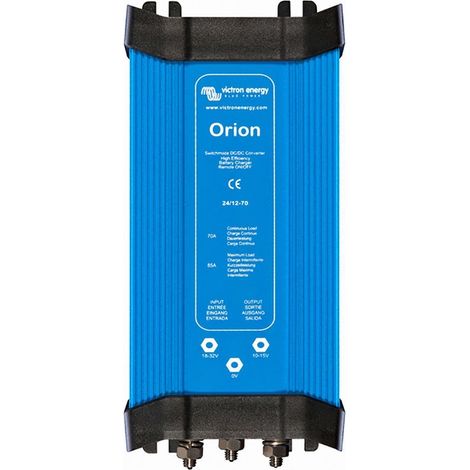 Victron – Convertisseur de tension 24V – 12V non isolé 70A – Conversion efficace pour applications DC – Cosses Femelles Faston incluses