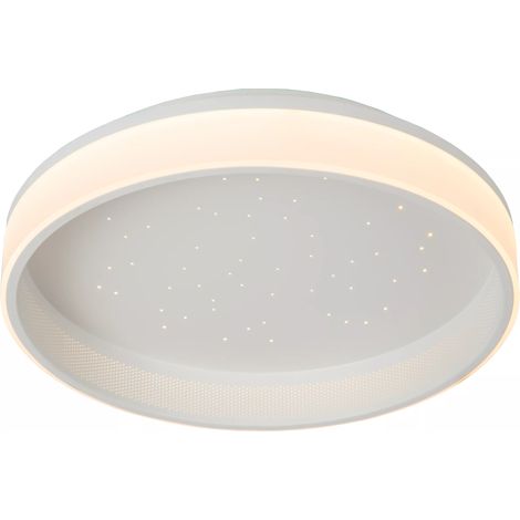 Plafoniera LED effetto stelle 40cm 40W bianca Lucide (1/5)