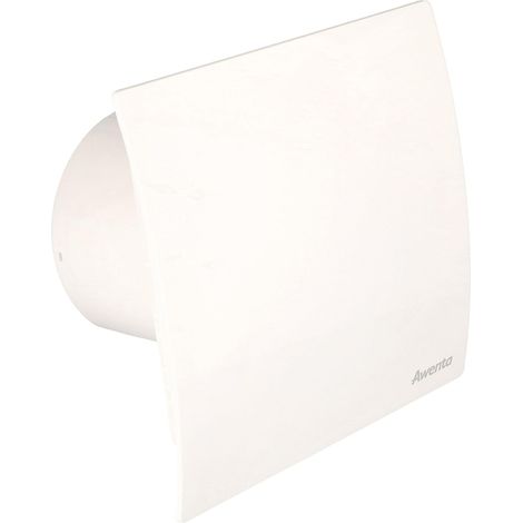 KOTARBAU Ventilateur mural Ø 100 mm - Boîtier silencieux + couvercle - Système d'extraction blanc