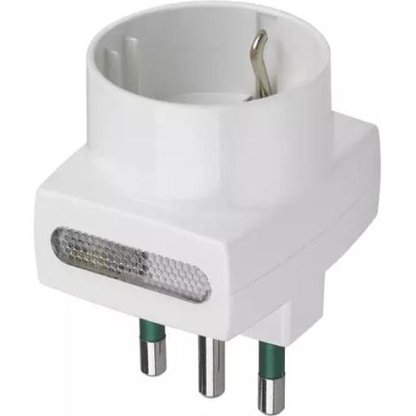 Adattatore multiplo vimar 2p+t 16a s17+p17/11+p30 bianco - 00329b